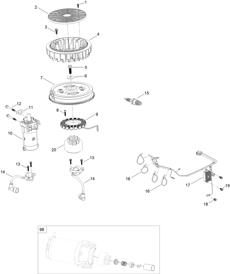Ignition and Electrical Assembly