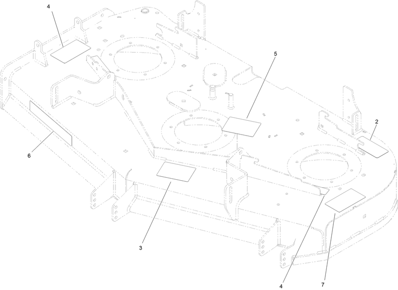 Deck Decal Assembly No 126 8956