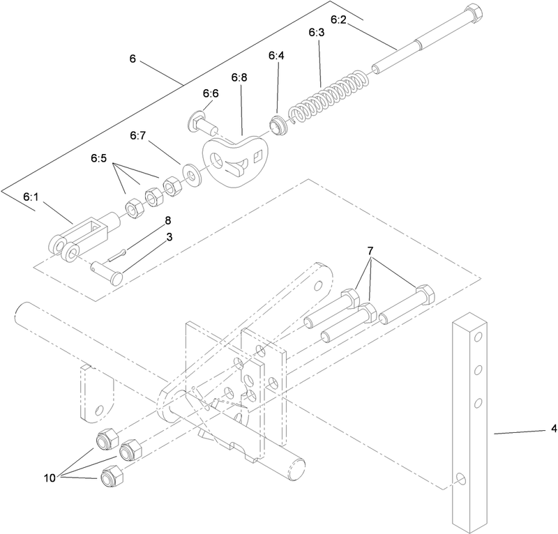 LH Motion Control Assembly No 109 3912