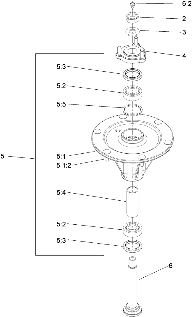 Spindle Assembly No 117 6158