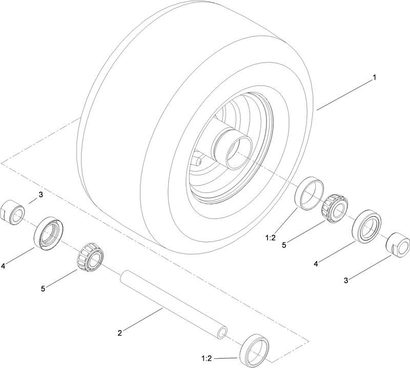 Tire and Wheel Assembly No 103 5362