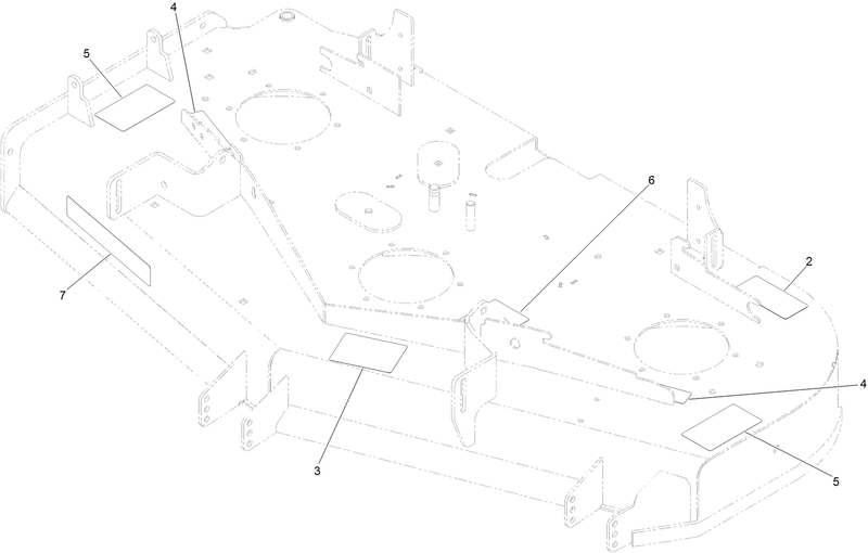 Deck Decal Assembly No 126 8957