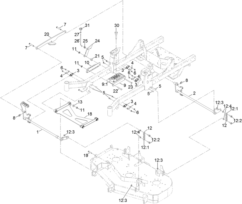 Deck Lift Assembly