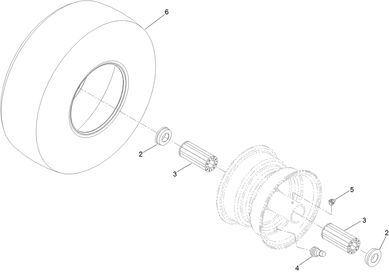 Wheel and Tire Assembly No 126 7592