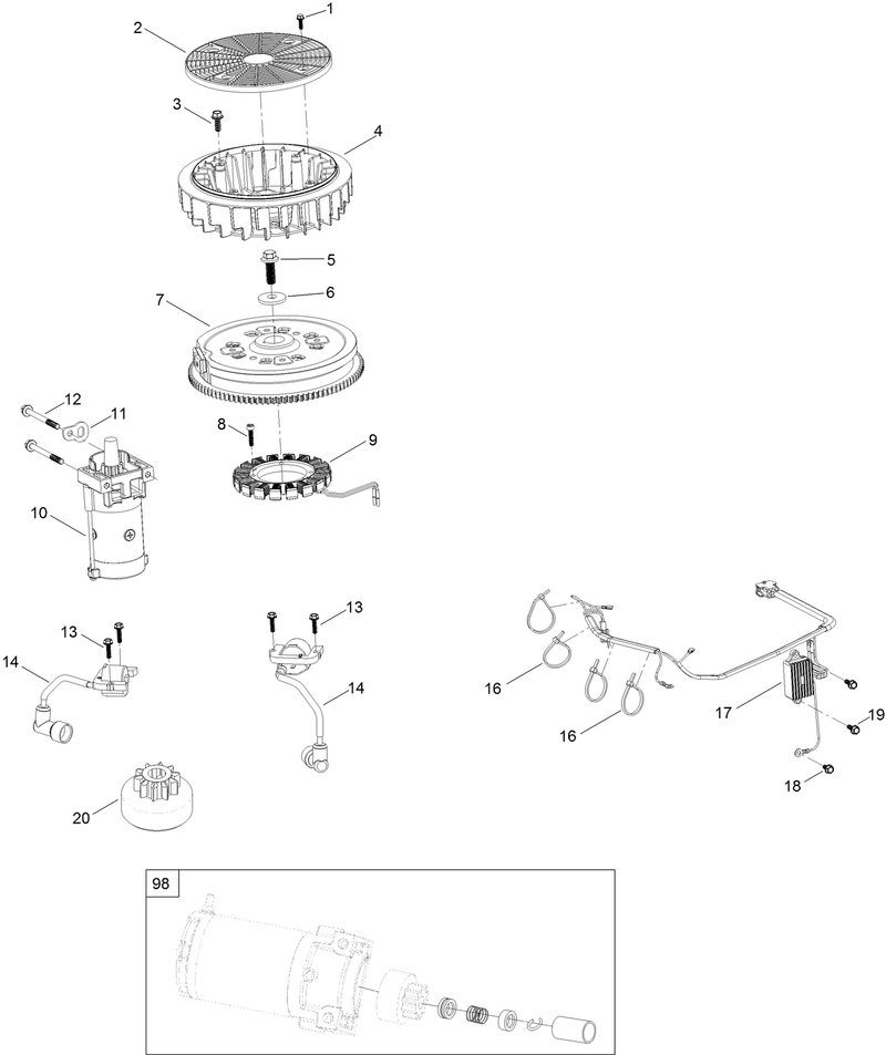 Ignition and Electrical Assembly