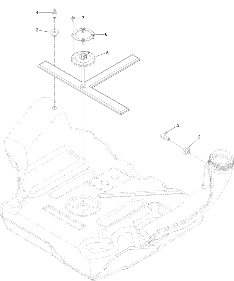 Fuel Tank Assembly No 126 4724