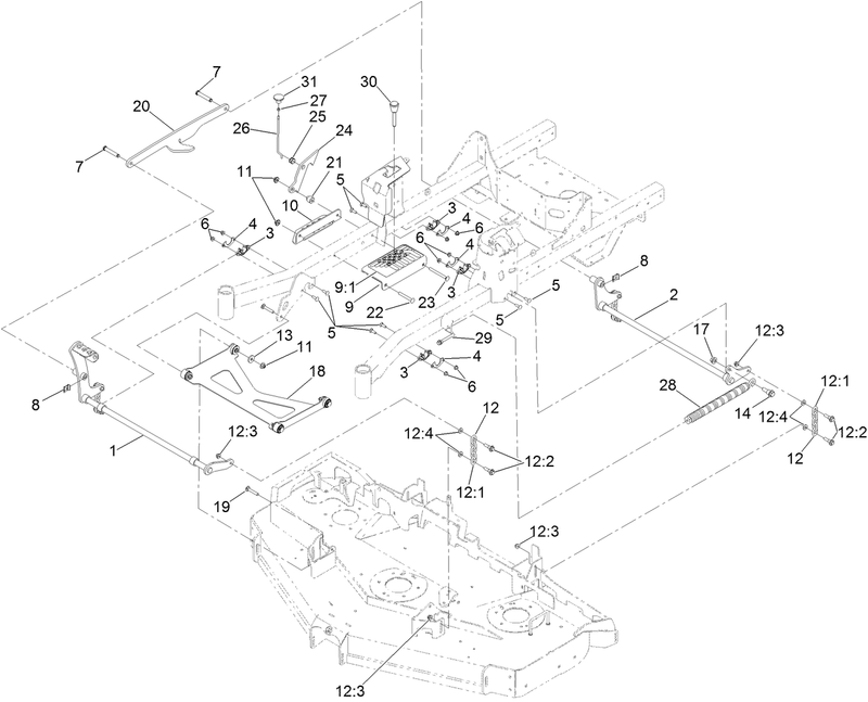 Deck Lift Assembly