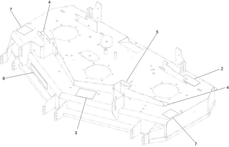 Deck Decal Assembly No 134 3890