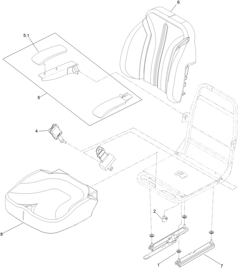 Seat Assembly No 144 3771