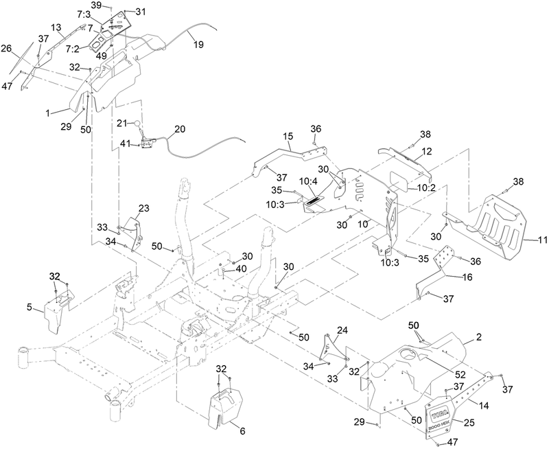 Console and Guard Assembly