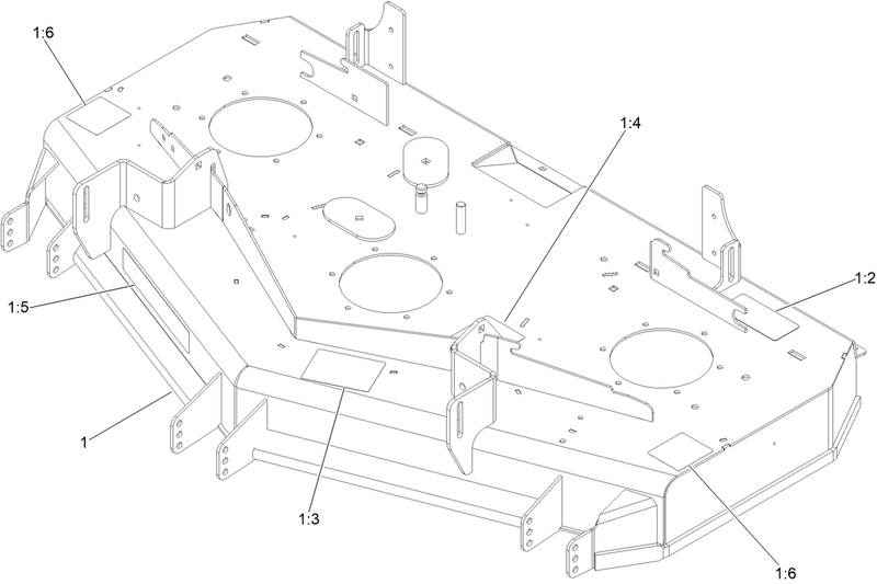 Deck Decal Assembly No 134 4546