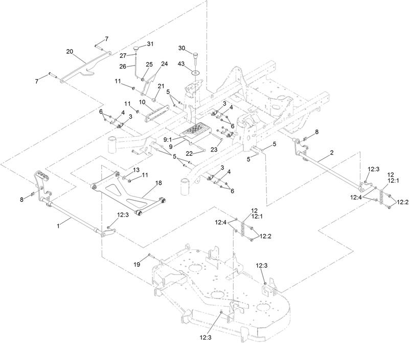Deck Lift Assembly