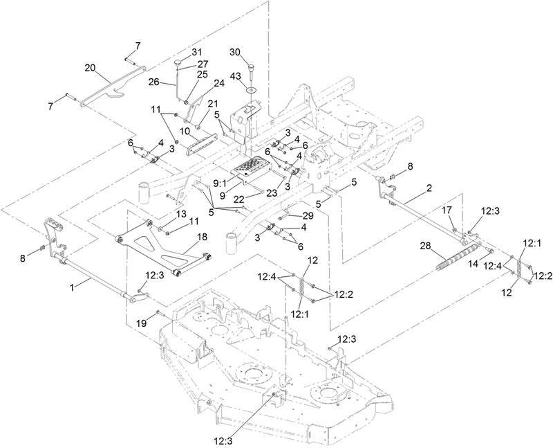 Deck Lift Assembly