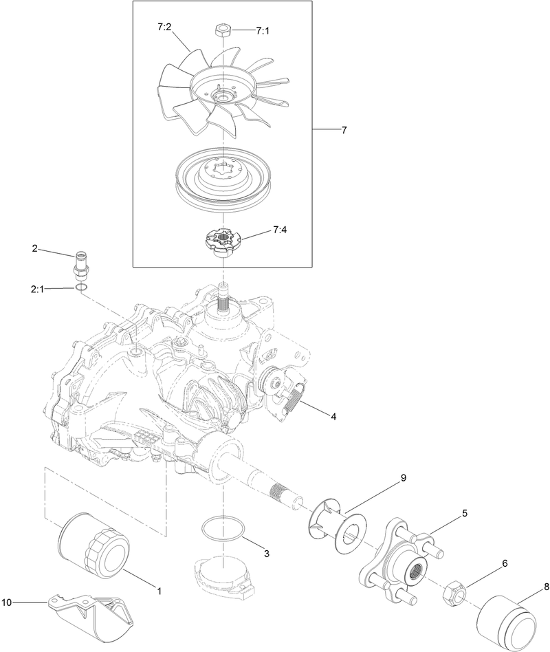 RH Transaxle Assembly No 135 0139