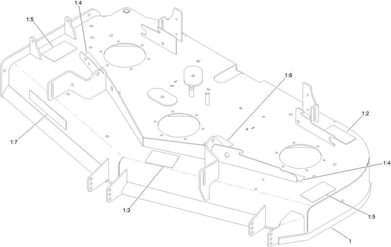 Deck Decal Assembly No 126 8957