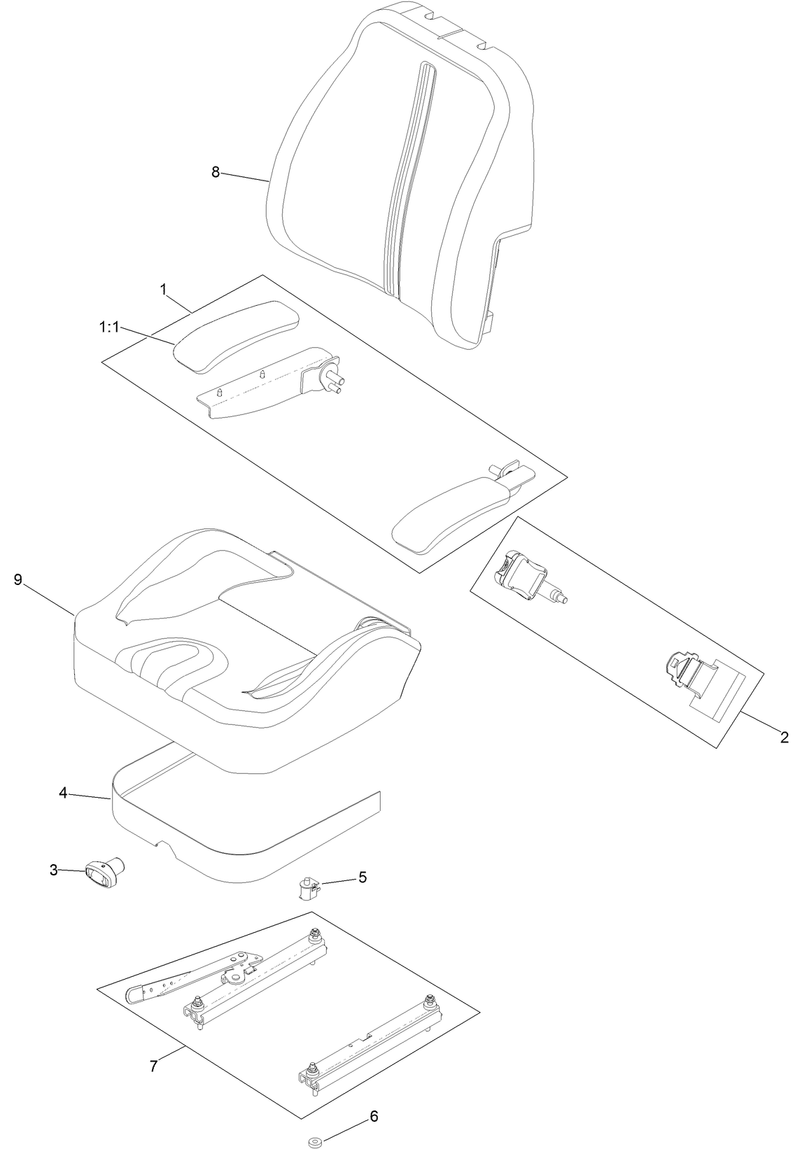 Seat Assembly No 126 8293