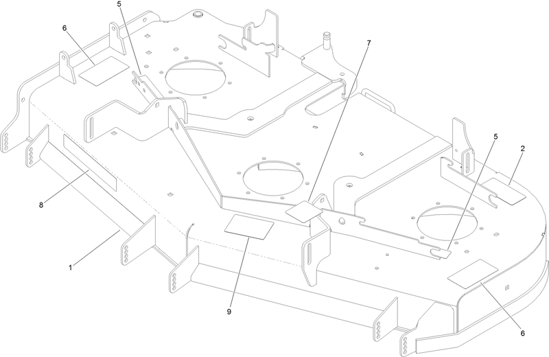 Deck Decal Assembly No 127 6797