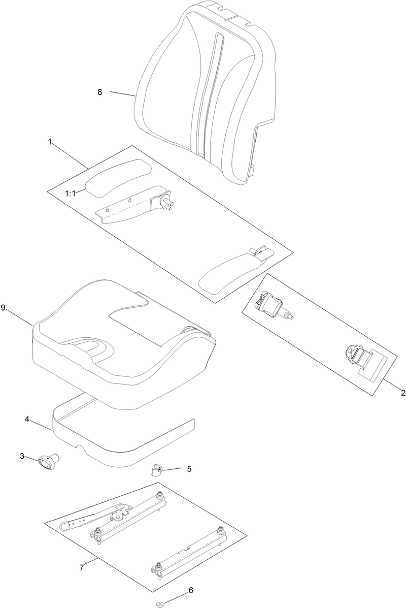 Seat Assembly No 136 9014