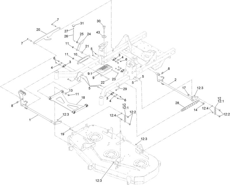 Deck Lift Assembly