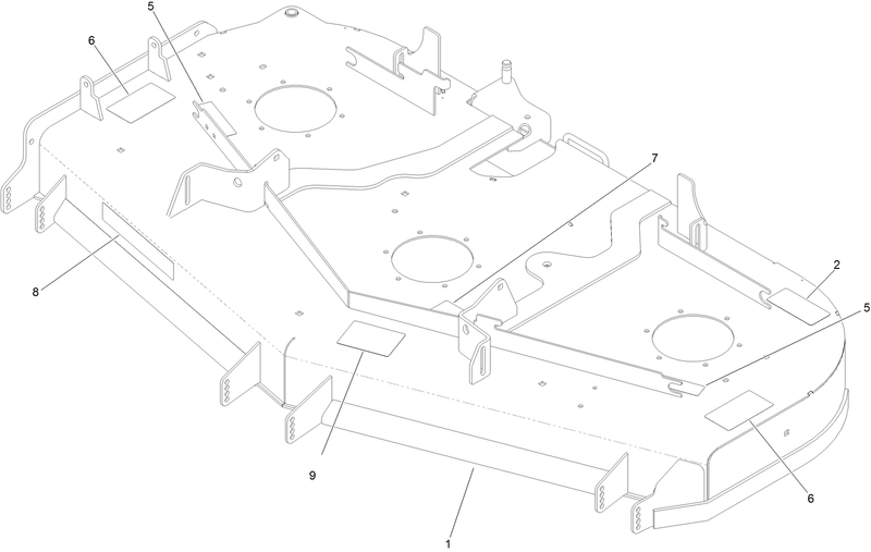 Deck Decal Assembly No 127 6796