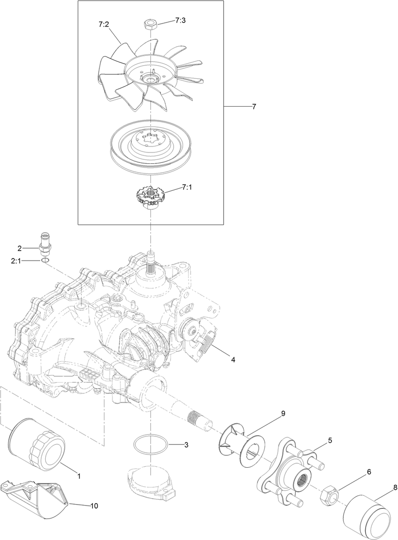 RH Transaxle Assembly No 126 2884