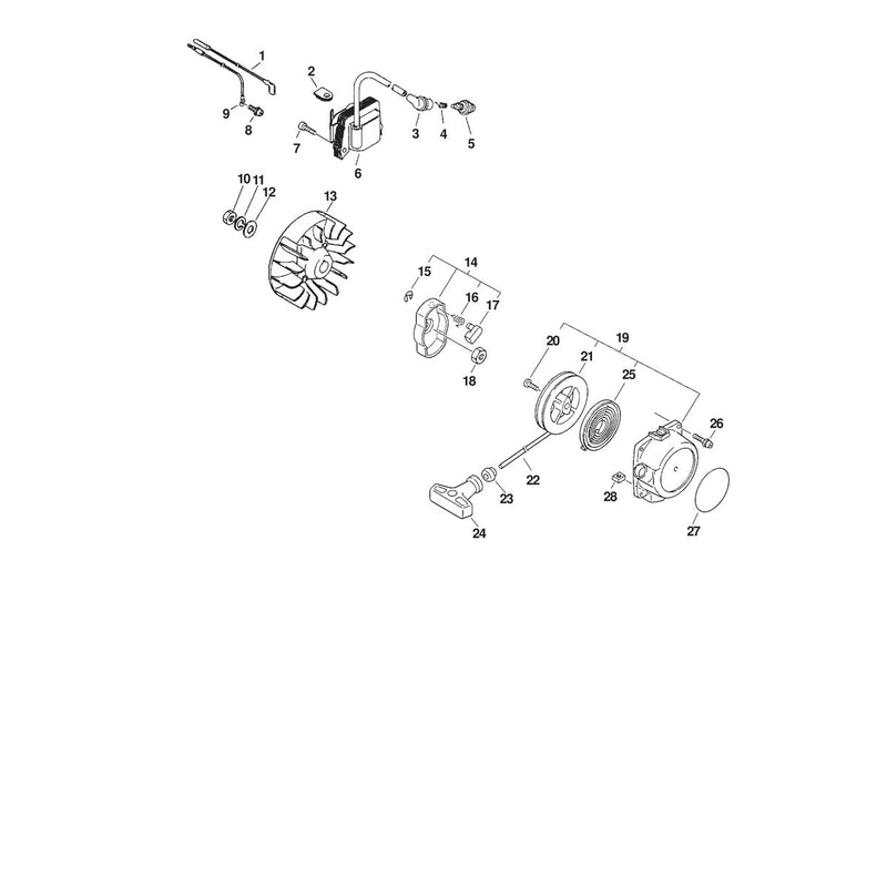 IGNITION, STARTER, FLYWHEEL