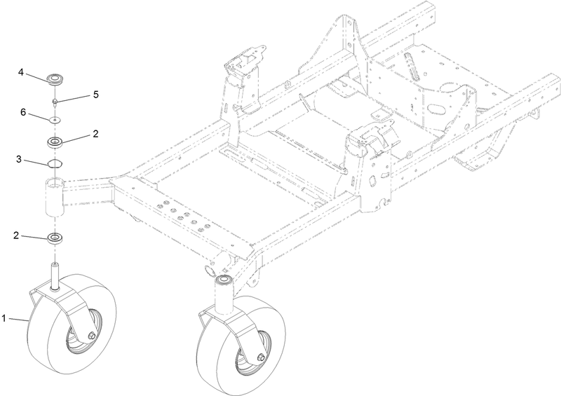 Caster Tire Assembly