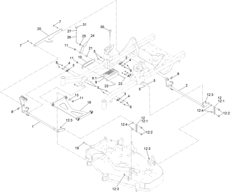 Deck Lift Assembly