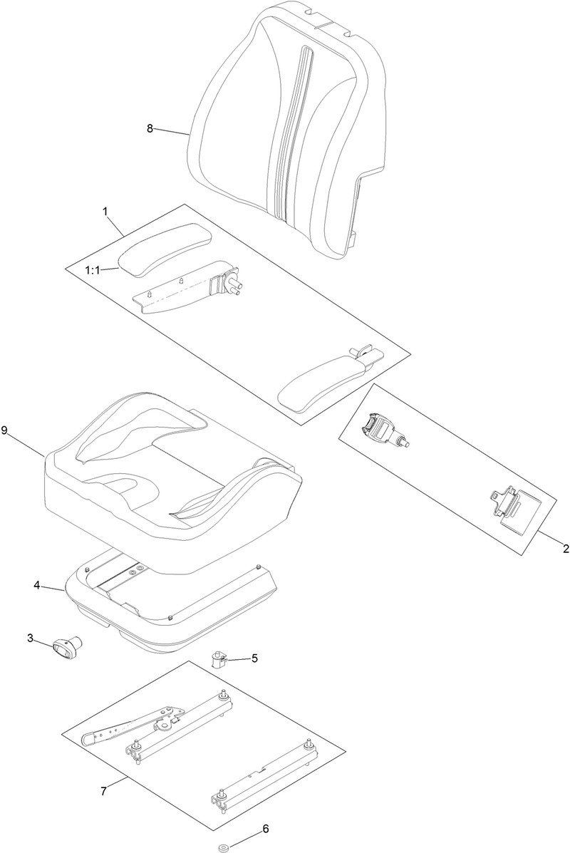 Seat Assembly No 139 3626