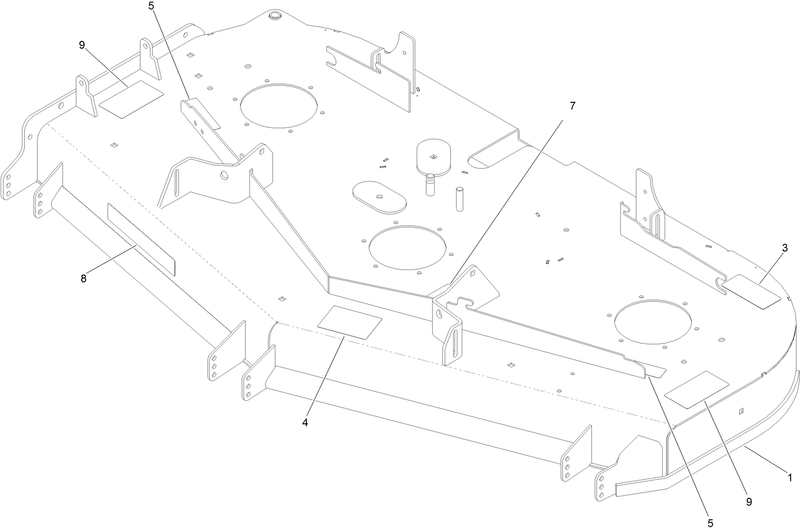 Deck Decal Assembly No 126 8958