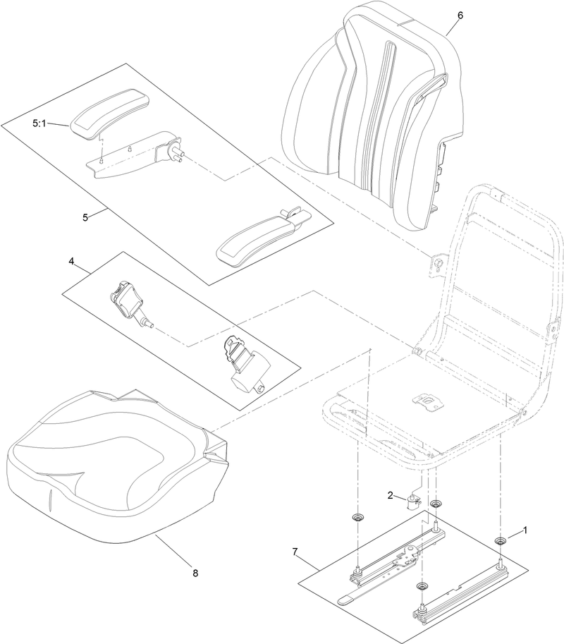 Seat Assembly No 139 3617
