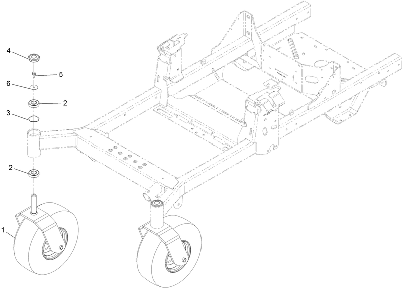 Caster Tire Assembly