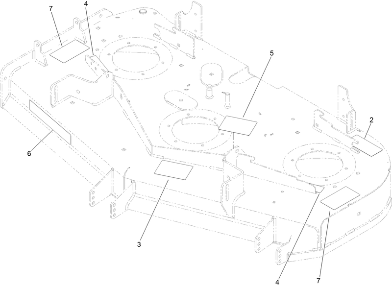 Deck Decal Assembly No 126 8956