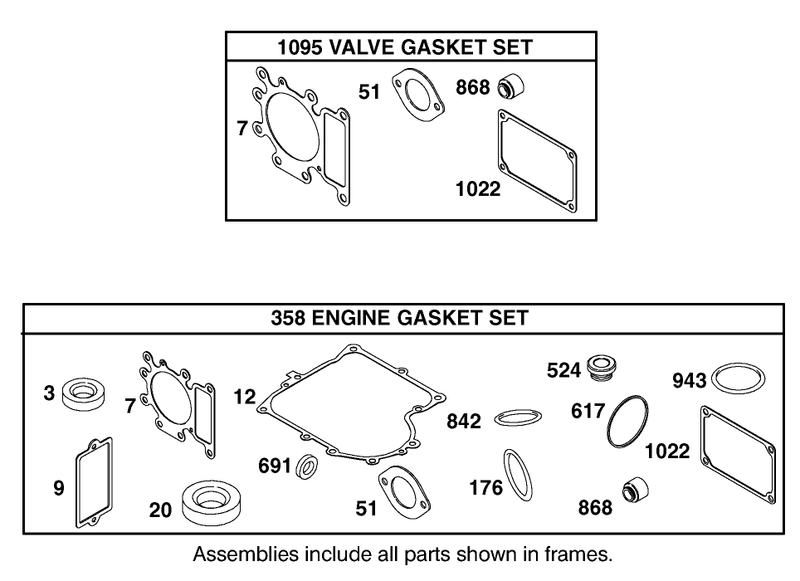 Gasket Assembly Briggs And Stratton 311777 0117 E1