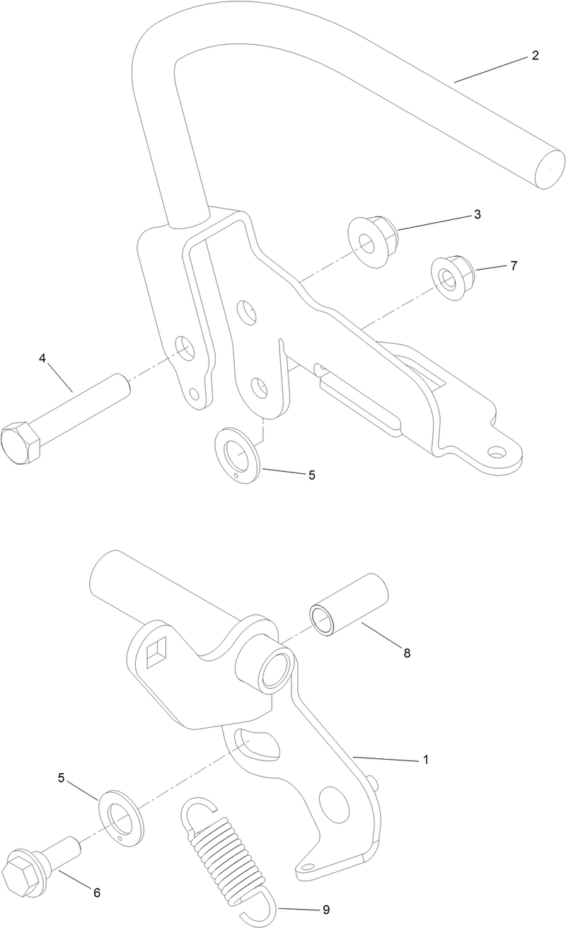 Control Handle Assembly No 132 5158