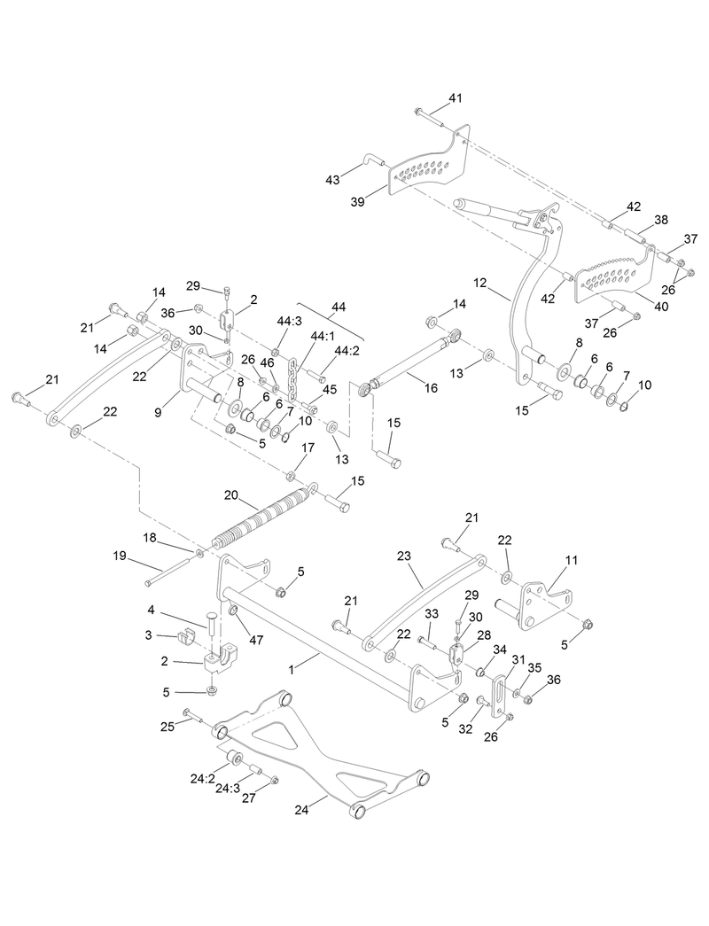 Deck Lift Assembly