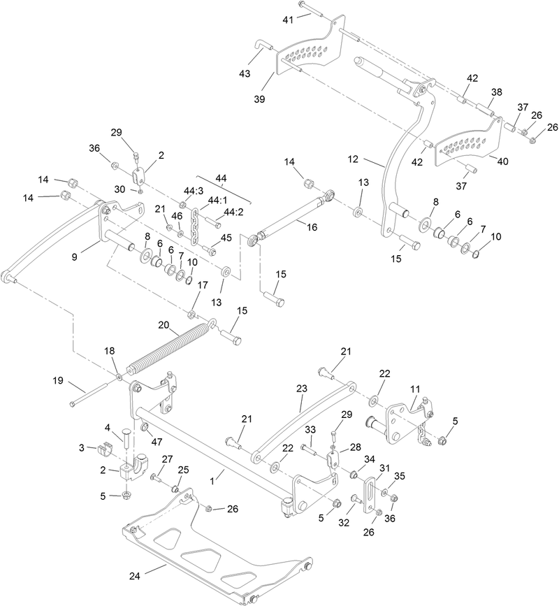 Deck Lift Assembly