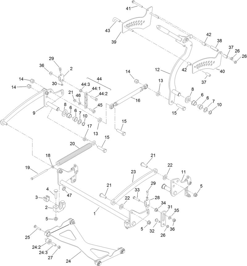 Deck Lift Assembly