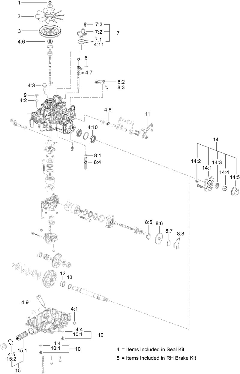 RH Transaxle Assembly No 136 4102