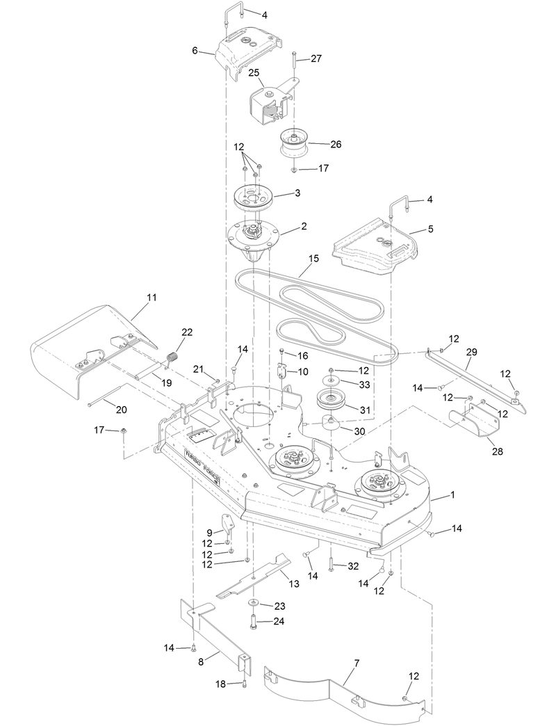 48 Inch Deck Assembly