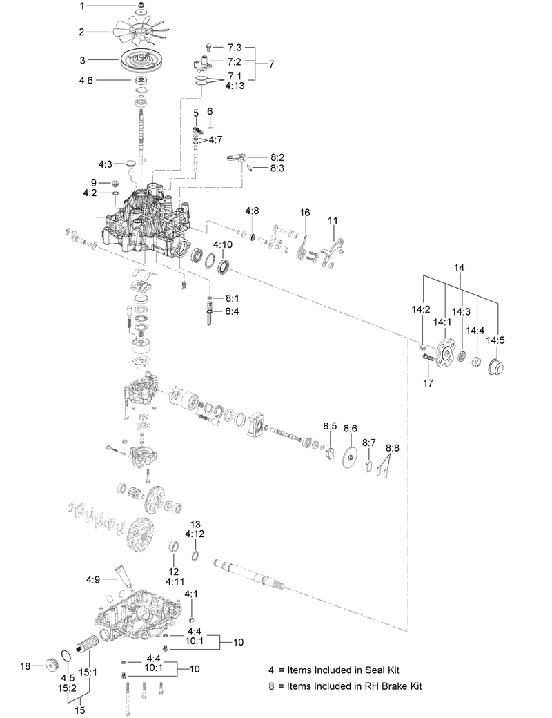 RH Transaxle Assembly No 136 4102