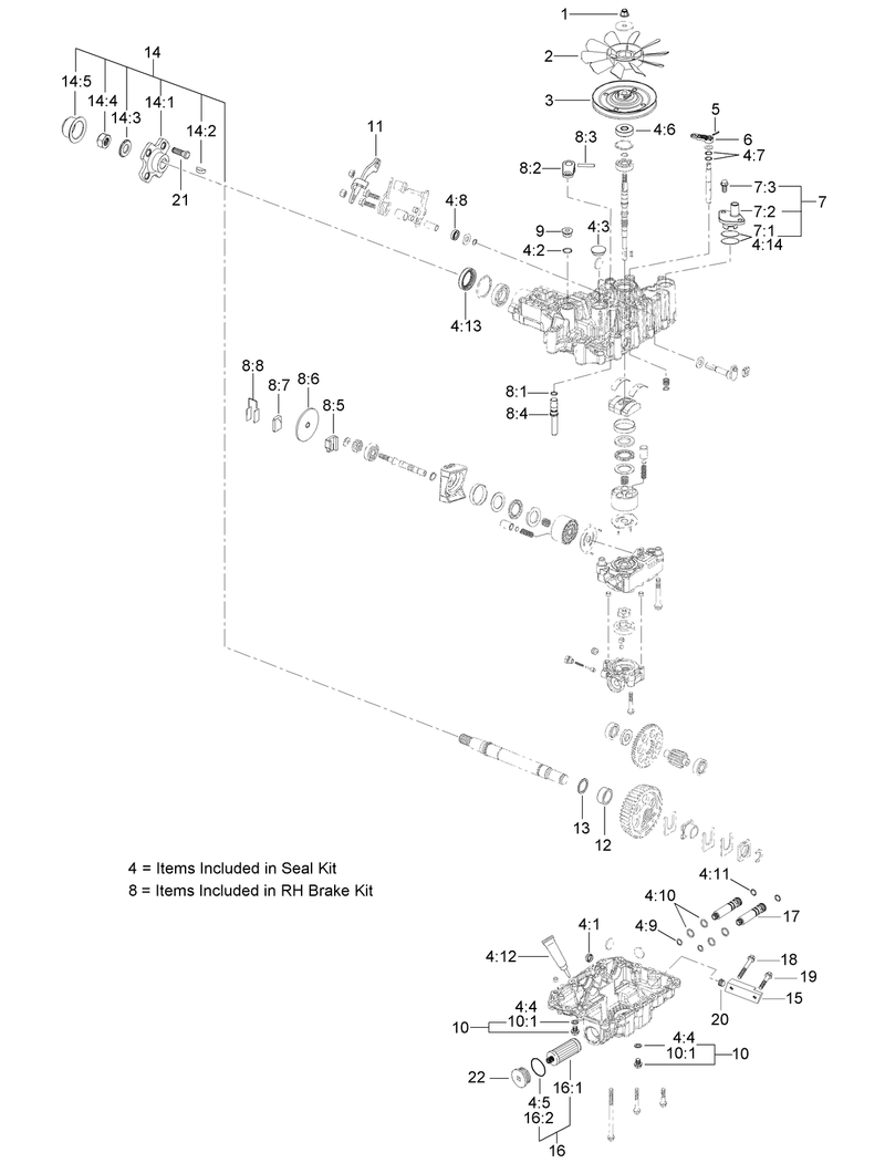 LH Transaxle Assembly No 136 4103
