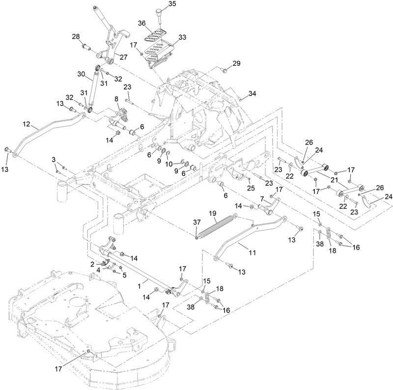 Deck Lift Assembly