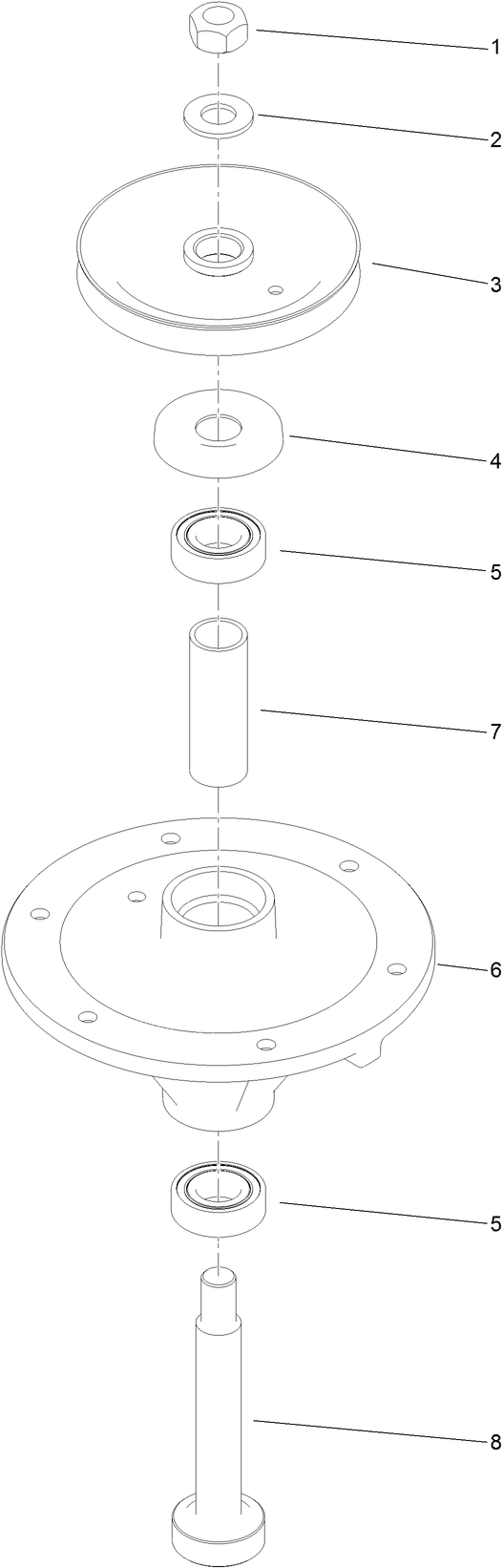 Spindle Assembly No 117 7638