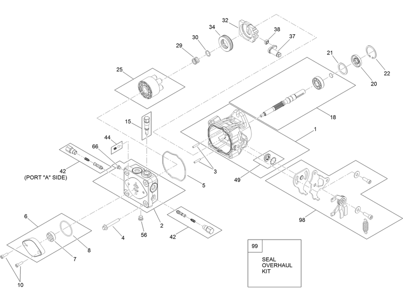 Hydraulic Pump Assembly No 119 0176