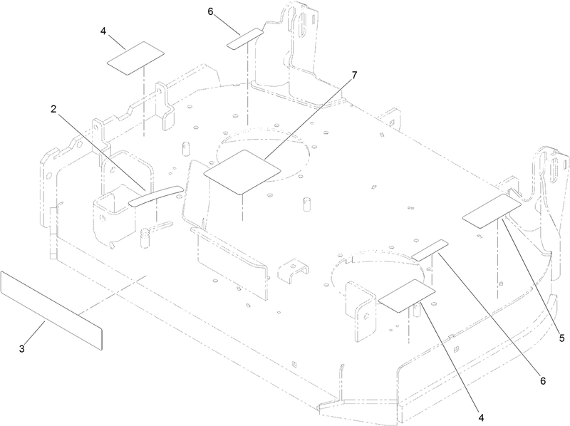Deck Decal Assembly No 121 6015