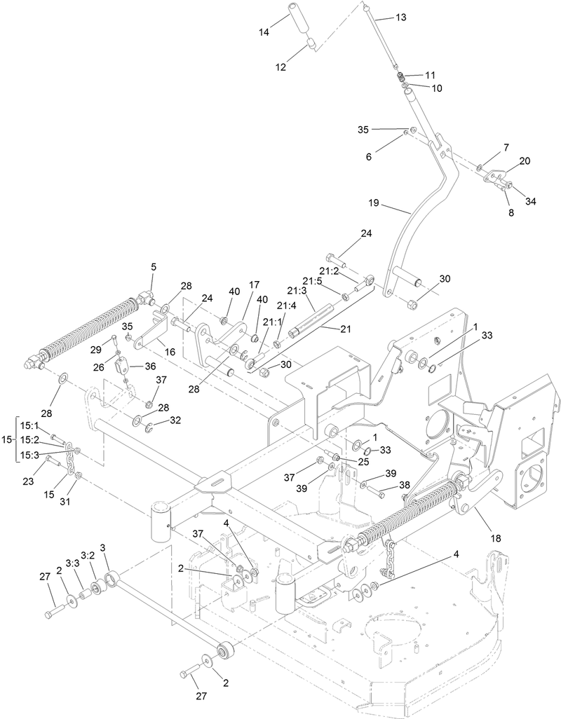Deck Lift Assembly