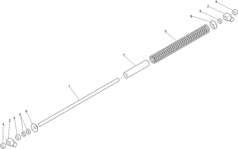 Deck Lift Spring Assembly No 119 2337