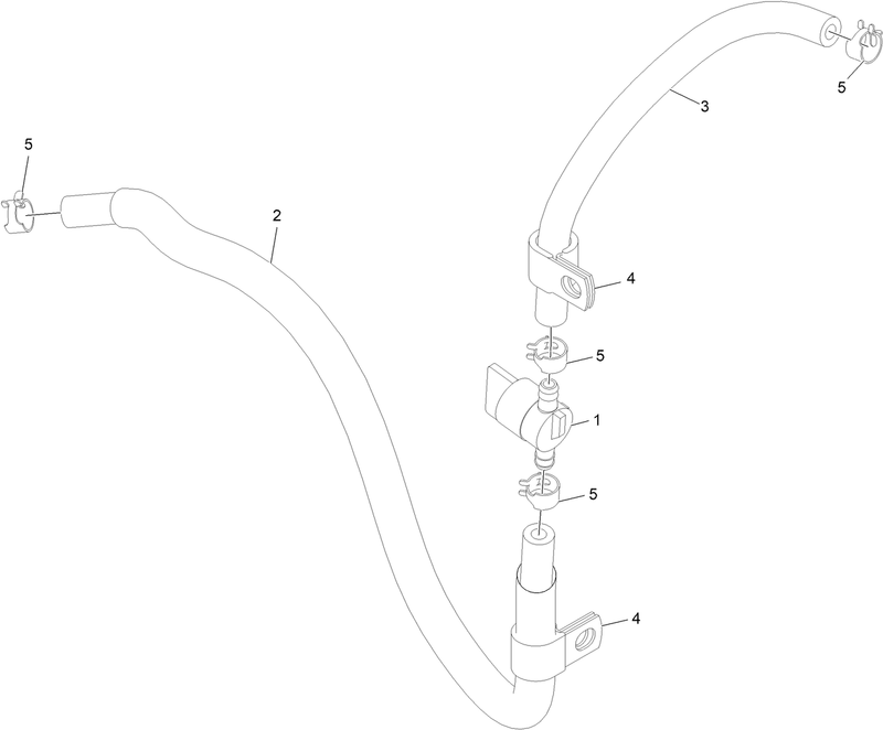 Fuel Line and Valve Assembly No 142 3596