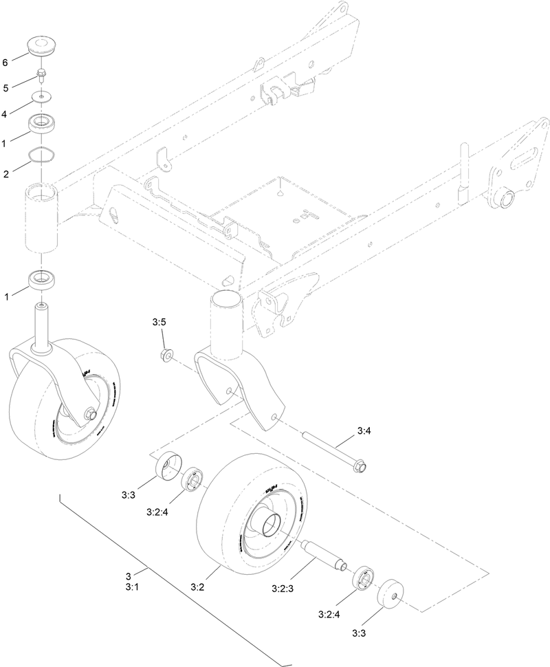 Caster Wheel Assembly